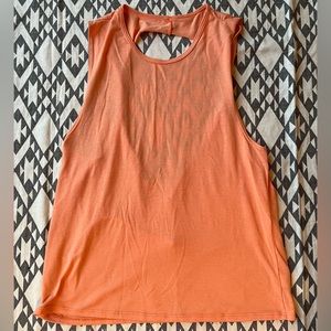 Onzie Top Open Back Women’s Medium Salmon color